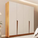 Ver imagem 1 de Guarda Roupa Casal com 4 Portas e 4 Gavetas 240824 Linha Porto Politorno Móveis