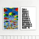 Ver imagem 2 de Kit 2 Quadros Pernambuco - Recife 24x18cm - com Vidro:moldura Preta