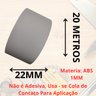 Fita de Borda Abs Cinza Beton Matt 22mm X 1mm X 20m para Moveis Acabamento Mdf - 3
