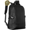 Mochila Executiva Masculina Impermeável Notebook 15.6 Feminina Grande Preta Corino Escolar - Preto - 1