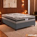 Ver imagem 2 de Colchão Casal Gazin com Molas Ensacadas Rubi 138x188x32cm Cinza/Preto - Suporta até 120kg por