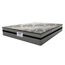 Ver imagem 1 de Colchão Casal Gazin com Molas Ensacadas Rubi 138x188x32cm Cinza/Preto - Suporta até 120kg por