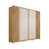 Guarda Roupa 6 Portas Ripado Foz Buriti Off White - 1