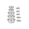 Conjunto de Tigelas Bowls em Aço Inox - 5 Peças - 3