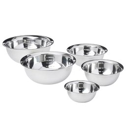 Conjunto de Tigelas Bowls em Aço Inox - 5 Peças - 1