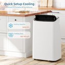 Ver imagem 4 de Takywep Ar-condicionado Portátil 14.000 Btu 4 em 1 Branco