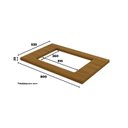 Ver imagem 6 de Balcão 80cm com 02 Gavetas com Tampo para Cooktop Cozinha Emily Espresso Moveis