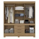 Ver imagem 3 de Guarda Roupa Casal New Murano 10 Portas + 3 Gavetas-demóbile:amendola Touch