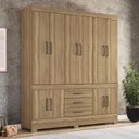 Ver imagem 2 de Guarda Roupa Casal New Murano 10 Portas + 3 Gavetas-demóbile:amendola Touch
