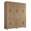 Ver imagem 1 de Guarda Roupa Casal New Murano 10 Portas + 3 Gavetas-demóbile:amendola Touch