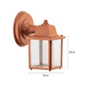 Ver imagem 4 de Arandela de Parede 16x20cm Cor Cobre Injetada Termoplástico Encaixe E27 Luminária Dital