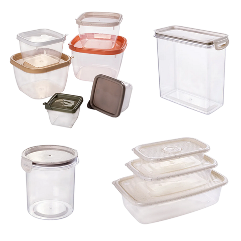 Kit Potes Cozinha Cristal+connect 11 Peças Diversos Tamanhos