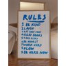 Quadro Decorativo Aesthetic - House Rules - 1