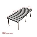 Ver imagem 5 de Kit Policarbonato Cristal 6mm 8,00m X 6,00m - Perfis Naturais