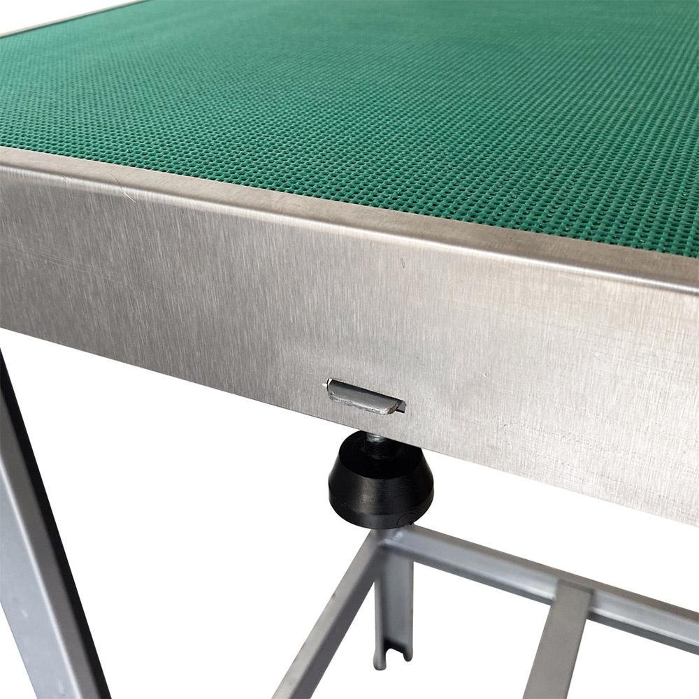 Mesa de Banho e Tosa Inox AlcaPet 55X55 cm Verde APIS-11P - 4