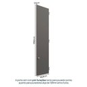 Ver imagem 6 de Módulo 45x180 2 Portas 1 Kit Prateleira Frame CabeCasa MadeiraOriginals