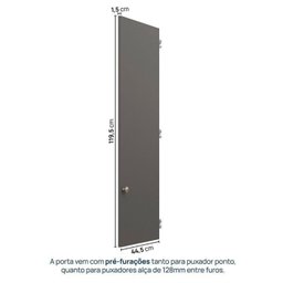 Módulo 45x180 2 Portas 1 Kit Prateleira Frame Cabecasa madeiramadeira - 6