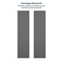 Módulo 45x180 2 Portas 1 Kit Prateleira Frame Cabecasa madeiramadeira - 12