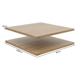 Módulo 45x180 2 Portas 1 Kit Prateleira Frame Cabecasa madeiramadeira - 8