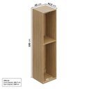 Ver imagem 5 de Módulo 45x180 2 Portas 1 Kit Prateleira Frame CabeCasa MadeiraOriginals