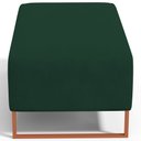 Ver imagem 6 de Puff Decorativo Sala De Estar Cléo 90cm Base De Ferro Cobre W01 Suede Verde Musgo - Lyam Decor