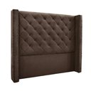 Ver imagem 7 de Cabeceira Cama Box King 195cm e Recamier Vicenza Veludo S04 - D’Rossi
