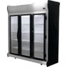Expositor Vertical Fricon 1.450 Litros 3 Portas Inox - 127 Volts - 1