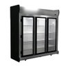 Expositor Vertical Fricon 1.450 Litros 3 Portas Inox - 127 Volts - 2