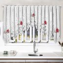 Ver imagem 1 de Cortina Renda Bando Cascata 3,00 M X 1,00 M Alt Hora do Chá: Branca