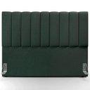 Ver imagem 5 de Cabeceira Cama Box King 195 cm Dália W01 Linho Verde Musgo - Lyam Decor