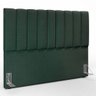 Cabeceira Cama Box King 195 cm Dália W01 Linho Verde Musgo - Lyam Decor - 1