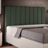 Cabeceira Cama Box King 195 cm Dália W01 Linho Verde Musgo - Lyam Decor - 2