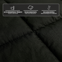 Ver imagem 3 de Kit Edredom Colcha Casal Queen 06 Peças Dupla Face Super Macio Mais 2 Travesseiros 200 Fios Percal H