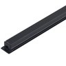 Perfil Baby 8mm Embutir Preto 2 Metros Gaya1273 Perfil Baby Embutir Preto 8mm - 2 Metros - 1