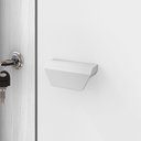 Ver mais imagens de Guarda Roupa Solteiro 2 Portas com Chave Versus Carvalho Branco/branco - Incorplac