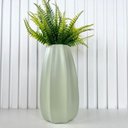 Ver imagem 3 de Vaso Centro de Mesa Verde Menta Moderno c/ Planta Artificial