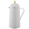Garrafa Térmica de Café Laradore Roma - Branca e Dourada 1l - 1