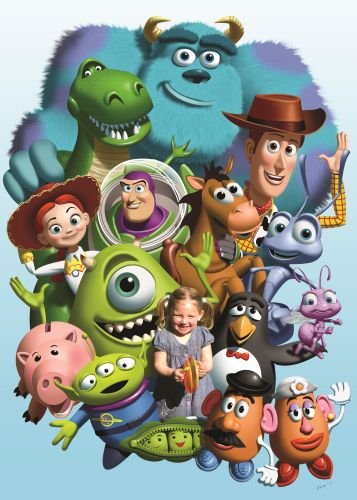 Placa quadro decorativo A4 - 21 x 29,7 Pixar Filmes | MadeiraMadeira
