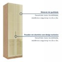 Ver imagem 6 de Cristaleira 2 Portas Vidro Reflecta Infinito 70cm com Rodapé 100% MDF