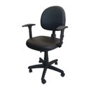 Ver imagem 3 de Cadeira Escritório Executiva Back Sistem Nr17 - Courvin:preto