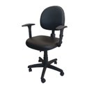 Ver imagem 3 de Cadeira Escritório Executiva Back Sistem NR17 - Courvin:Preto