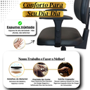 Ver imagem 6 de Cadeira Escritório Executiva Back Sistem NR17 - Courvin:Preto