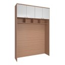 Ver imagem 1 de Modulo Ponte 143cm 4 Portas Setiba Plus Rimo Carvalho/branco