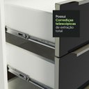 Ver imagem 7 de Armário de Cozinha Completa de Canto 546cm Branco/Preto Lux Madesa 01