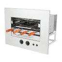 Ver imagem 1 de Churrasqueira a Gás para Embutir 4 Espetos Palato Premium Arke Bivolt 