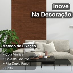Piso Vinil 0,7mm Pvc em Manta Madeirado por Metro Quadrado Cor:215908 - 5