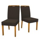 Ver imagem 1 de Kit 2 Cadeiras para mesa de Jantar Munique Ype/Café New Ceval