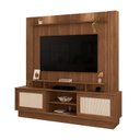 Ver imagem 2 de Home Estante An para Tv até 55'' Polegadas Cor Nogueira / Off