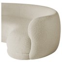 Ver imagem 5 de Sofá Curvo 2 Lugares Sala de Estar Recepção Noruega 150cm Bouclé - Doce Sonho Móveis Sala de Estar,h