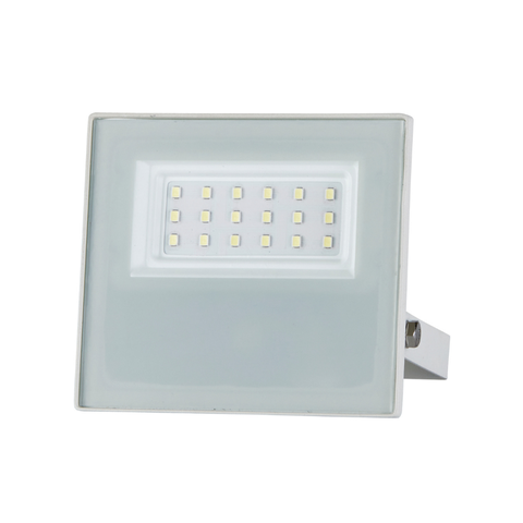 Refletor Taschibra Led Tr Slim 20w Verde Branco Bivolt
